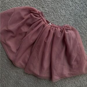 H&M Girls Dusty Pink Tulle Skirt